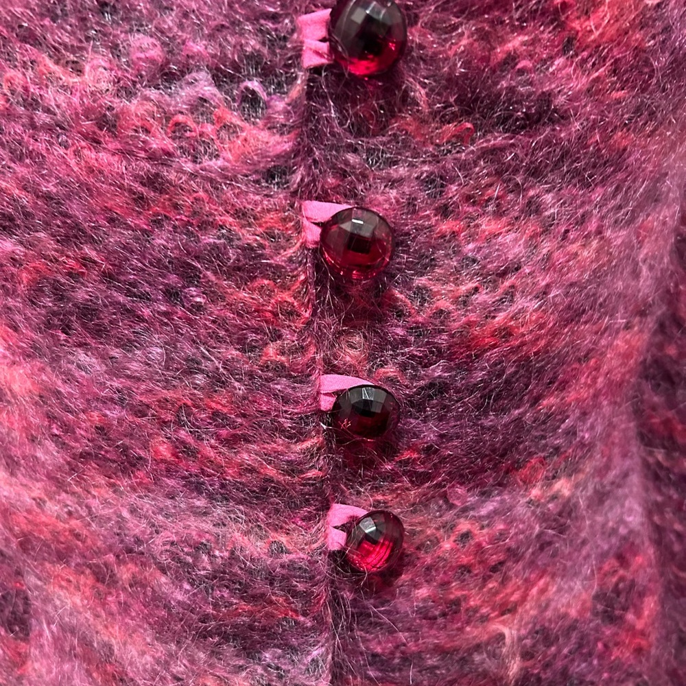 Betsey Johnson Fuzzy Pink Blazer - Picture 2 of 5